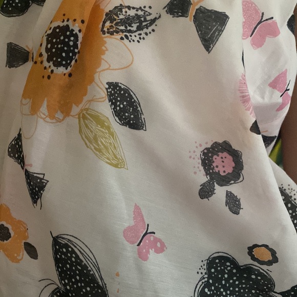 Deux par deux ballon hem tank top with bow detail size 8 - Picture 5 of 7